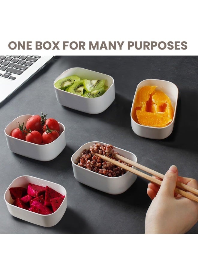 OSHIMA 8PCS Food-Grade Freezer Containers with Lids, Bpa-Free Small Plastic Storage Containers for Meal Prep Freezing Portioning, Reusable Storage Containers Ideal for Kitchen Organization and Daily Use - Image 3